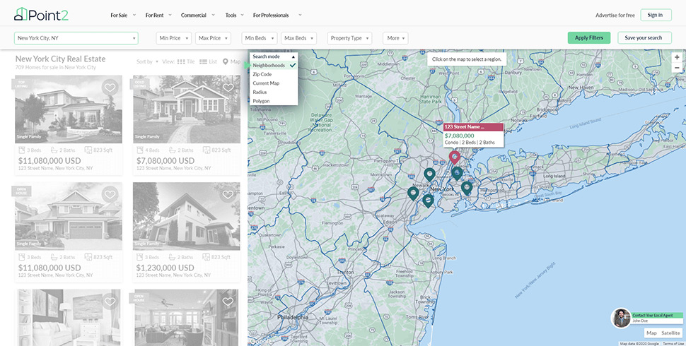 Search By Neighborhoods